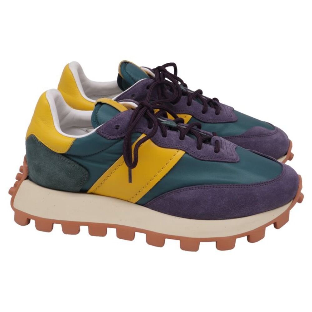 Tod's 1T Low-Top Sneakers in Multicolor Suede